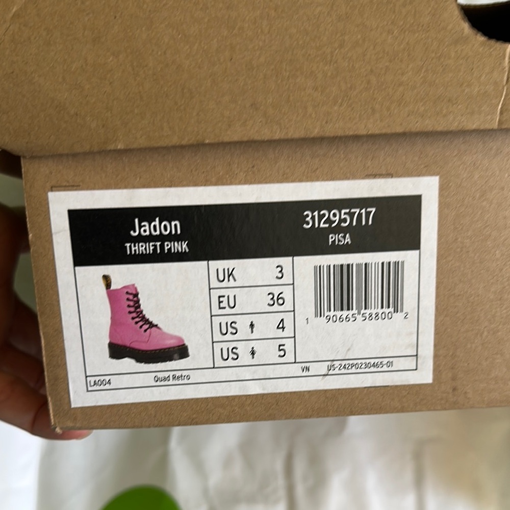 Dr. Martens Fuchsia Ankle Boots 5 - Picture 15 of 16